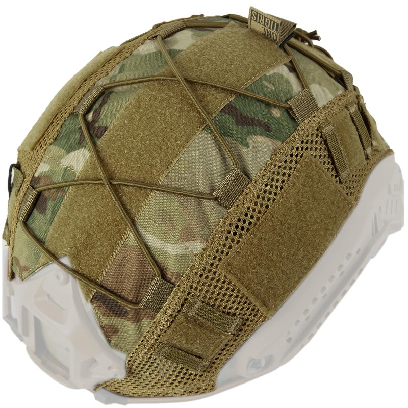 OneTigris Helmet Cover, Tactical Cloth Cover for Fast Helmet in Size L or M/L, XL or L/XL, Bump Helmet in Size XL or L/XL - ZKB12 No Helmet - Image 1